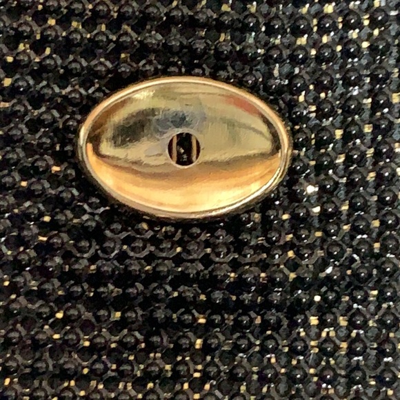 Vintage Whiting and Davis mesh ball clutch purse - Picture 8 of 17